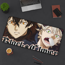 Cargar imagen en el visor de la galería, Black Clover Asta, Yuno Mouse Pad (Desk Mat) On Desk
