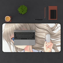 Charger l&#39;image dans la galerie, Nao Tomori  Face Mouse Pad (Desk Mat) With Laptop
