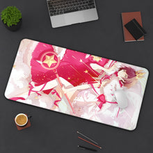 Load image into Gallery viewer, Cardcaptor Sakura Sakura Kinomoto, Keroberos Mouse Pad (Desk Mat) On Desk
