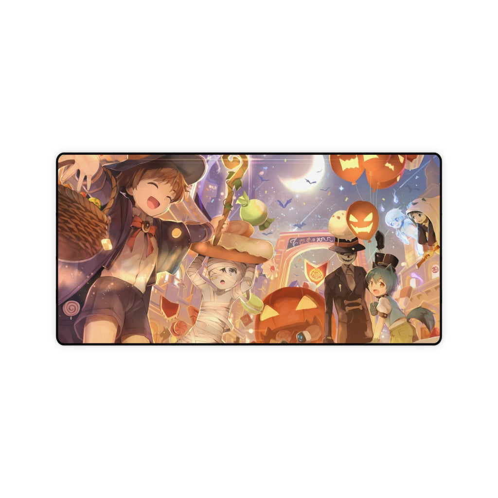 Halloween, Fancy Costumes and Pumpkins♪ Mouse Pad (Desk Mat)