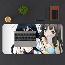 Cargar imagen en el visor de la galería, Accel World Kuroyukihime, Fuuko Kurasaki Mouse Pad (Desk Mat) With Laptop
