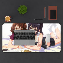 Charger l&#39;image dans la galerie, Sound! Euphonium Kumiko Oumae, Reina Kousaka Mouse Pad (Desk Mat) With Laptop
