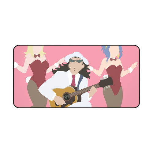 lucy, gajeel y levy fairy tail minimalist Mouse Pad (Desk Mat)