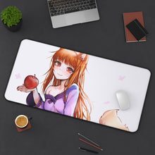 Cargar imagen en el visor de la galería, Spice And Wolf Mouse Pad (Desk Mat) On Desk
