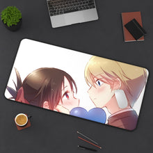 Charger l&#39;image dans la galerie, Kaguya-sama: Love is War Kaguya Shinomiya, Miyuki Shirogane Mouse Pad (Desk Mat) On Desk
