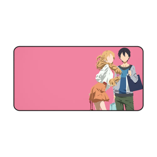 Sword Art Online Kazuto Kirigaya, Asuna Yuuki Mouse Pad (Desk Mat)