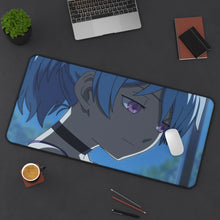 Cargar imagen en el visor de la galería, Darker Than Black Yin Mouse Pad (Desk Mat) On Desk
