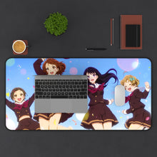 Charger l&#39;image dans la galerie, Sound! Euphonium Kumiko Oumae, Reina Kousaka, Hazuki Katou, Sapphire Kawashima Mouse Pad (Desk Mat) With Laptop
