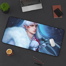 Load image into Gallery viewer, InuYasha Mouse Pad (Desk Mat) On Desk
