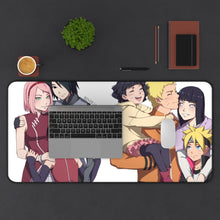 Load image into Gallery viewer, Naruto and Sasuke Family Mouse Pad (Desk Mat) With Laptop
