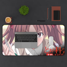 Load image into Gallery viewer, A Certain Scientific Railgun Mouse Pad (Desk Mat) With Laptop
