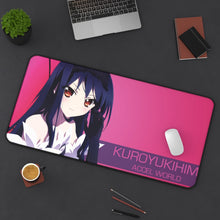 Cargar imagen en el visor de la galería, Accel World Kuroyukihime Mouse Pad (Desk Mat) On Desk
