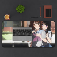 Charger l&#39;image dans la galerie, Sound! Euphonium Kumiko Oumae, Reina Kousaka Mouse Pad (Desk Mat) With Laptop
