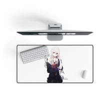 Load image into Gallery viewer, Anime Monocle Girl Mouse Pad (Desk Mat) On Desk
