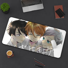 Cargar imagen en el visor de la galería, The Promised Neverland Ray, Norman, Emma Mouse Pad (Desk Mat) On Desk
