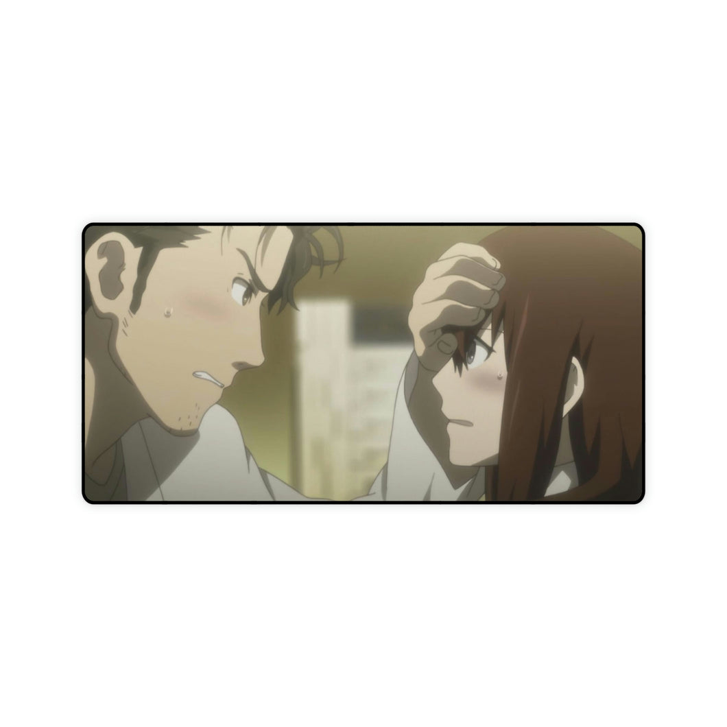 Tapis de souris Okabe et Kurisu (sous-main)