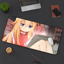 Load image into Gallery viewer, Gabriel DropOut Gabriel Tenma White Mouse Pad (Desk Mat) On Desk
