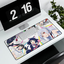 Load image into Gallery viewer, Anime Crossover Mouse Pad (Desk Mat) With Laptop
