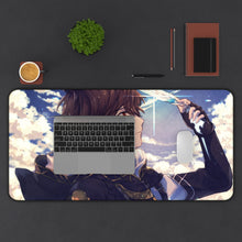 Cargar imagen en el visor de la galería, Granblue Fantasy Granblue Fantasy, Sandalphon Mouse Pad (Desk Mat) With Laptop
