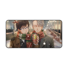 Cargar imagen en el visor de la galería, Yuri!!! On Ice Victor Nikiforov, Yuuri Katsuki Mouse Pad (Desk Mat)
