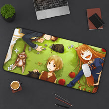 Cargar imagen en el visor de la galería, Spice And Wolf Mouse Pad (Desk Mat) On Desk
