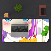 Charger l&#39;image dans la galerie, Miss Kobayashi&#39;s Dragon Maid Kanna Kamui, Kobayashi San Chi No Maid Dragon Mouse Pad (Desk Mat) With Laptop
