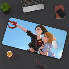 Charger l&#39;image dans la galerie, Ryuko and Mako Mouse Pad (Desk Mat) On Desk
