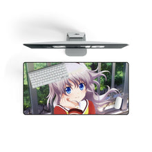 Load image into Gallery viewer, Nao Tomori smiling Mouse Pad (Desk Mat) On Desk
