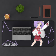 Cargar imagen en el visor de la galería, Lucky Star Tsukasa Hiiragi Mouse Pad (Desk Mat) With Laptop
