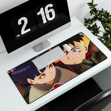 Charger l&#39;image dans la galerie, Himawari et Kawaki : nouvel Akatsuki ? Tapis de souris (tapis de bureau)
