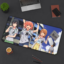 Charger l&#39;image dans la galerie, My Teen Romantic Comedy SNAFU Hachiman Hikigaya, Yukino Yukinoshita, Yui Yuigahama Mouse Pad (Desk Mat) On Desk
