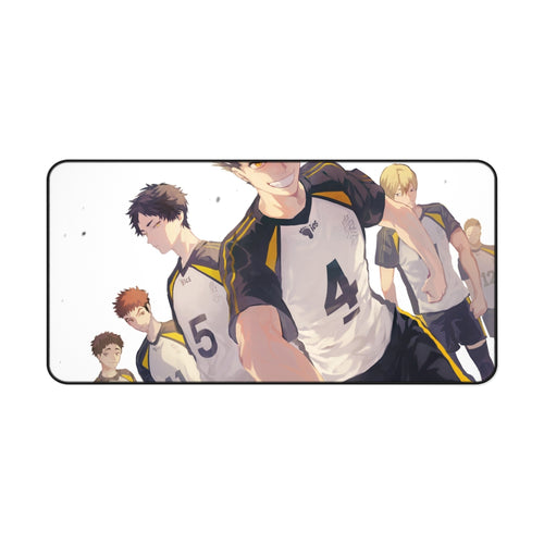 Kōtarō Bokuto Yamato Sarukui Haruki Komi Keiji Akaashi and Tatsuki Washio Mouse Pad (Desk Mat)