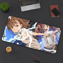 Load image into Gallery viewer, A Certain Scientific Railgun Mouse Pad (Desk Mat) On Desk
