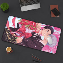 Cargar imagen en el visor de la galería, Yuri!!! On Ice Victor Nikiforov, Yuuri Katsuki Mouse Pad (Desk Mat) On Desk
