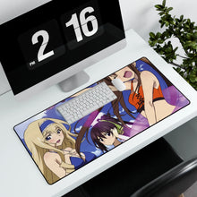 Charger l&#39;image dans la galerie, Infinite Stratos Mouse Pad (Desk Mat) With Laptop
