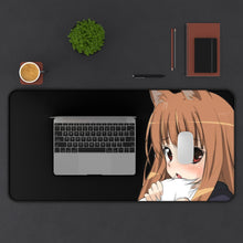 Cargar imagen en el visor de la galería, Spice And Wolf Mouse Pad (Desk Mat) With Laptop
