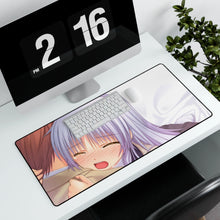 Charger l&#39;image dans la galerie, Angel Beats! Kanade Tachibana, Yuzuru Otonashi Mouse Pad (Desk Mat) With Laptop
