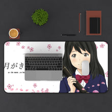 Load image into Gallery viewer, Tsuki Ga Kirei Mouse Pad (Desk Mat) With Laptop
