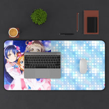 Load image into Gallery viewer, Love Live! Kotori Minami, Umi Sonoda, Honoka Kousaka Mouse Pad (Desk Mat) With Laptop
