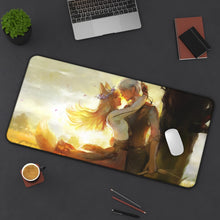 Cargar imagen en el visor de la galería, Spice And Wolf Mouse Pad (Desk Mat) On Desk
