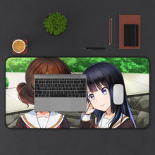 Cargar imagen en el visor de la galería, Sound! Euphonium Kumiko Oumae, Reina Kousaka Mouse Pad (Desk Mat) With Laptop
