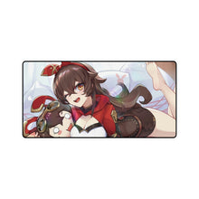 Load image into Gallery viewer, Genshin Impact, Amber, Baron Bunny, Art, Mouse Pad (Desk Mat)
