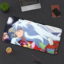 Load image into Gallery viewer, InuYasha Mouse Pad (Desk Mat) On Desk
