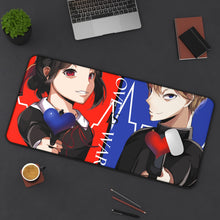 Load image into Gallery viewer, Kaguya and Miyuki Mouse Pad (Desk Mat) On Desk
