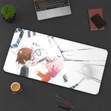 Load image into Gallery viewer, Guilty Crown Inori Yuzuriha Mouse Pad (Desk Mat) On Desk
