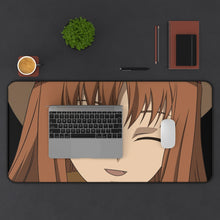 Cargar imagen en el visor de la galería, Spice And Wolf Mouse Pad (Desk Mat) With Laptop
