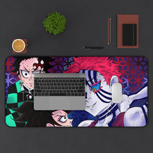 Charger l&#39;image dans la galerie, Akaza (Demon Slayer: Kimetsu no Yaiba) Mouse Pad (Desk Mat) With Laptop
