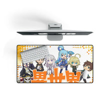 Cargar imagen en el visor de la galería, Isekai Quartet Mouse Pad (Desk Mat) On Desk
