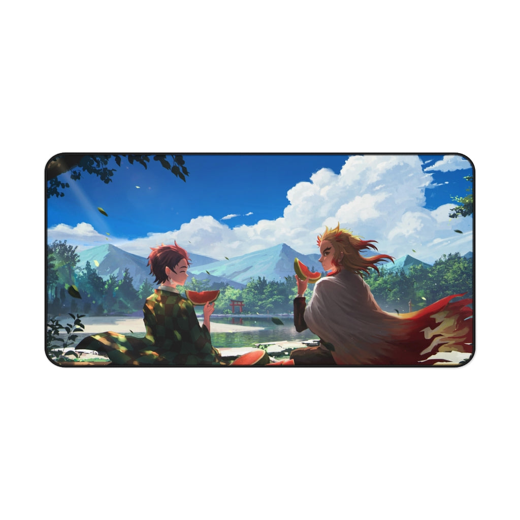 Kyojuro Rengoku Tanjiro Kamado Mouse Pad (Desk Mat)