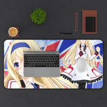 Charger l&#39;image dans la galerie, Infinite Stratos Mouse Pad (Desk Mat) With Laptop
